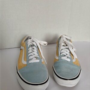 New Men’s Vans Old Skool Size 8.5 Yellow and Blue